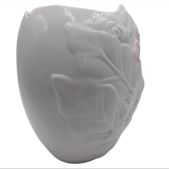 VTG Mothers & Baby Hands 3D Vase Planter Pink/White Floral 5" Taiwan FTD - Picture 12 of 17